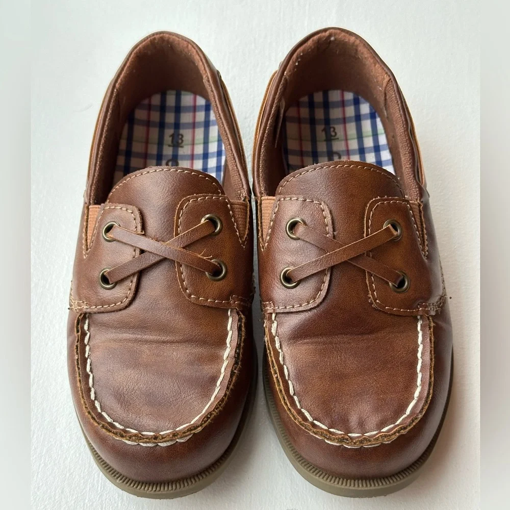 Carter's Brown Kids Boat Shoes - Picture 2 of 8